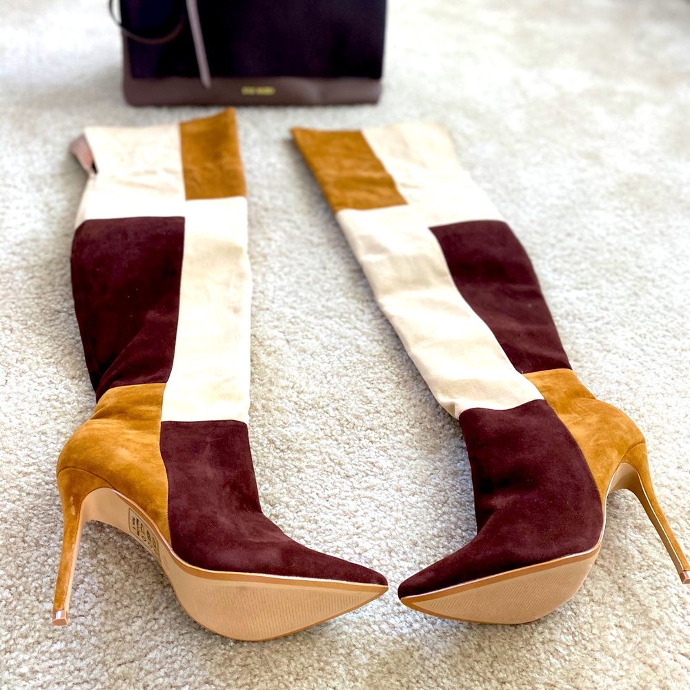 Patchwork Boots